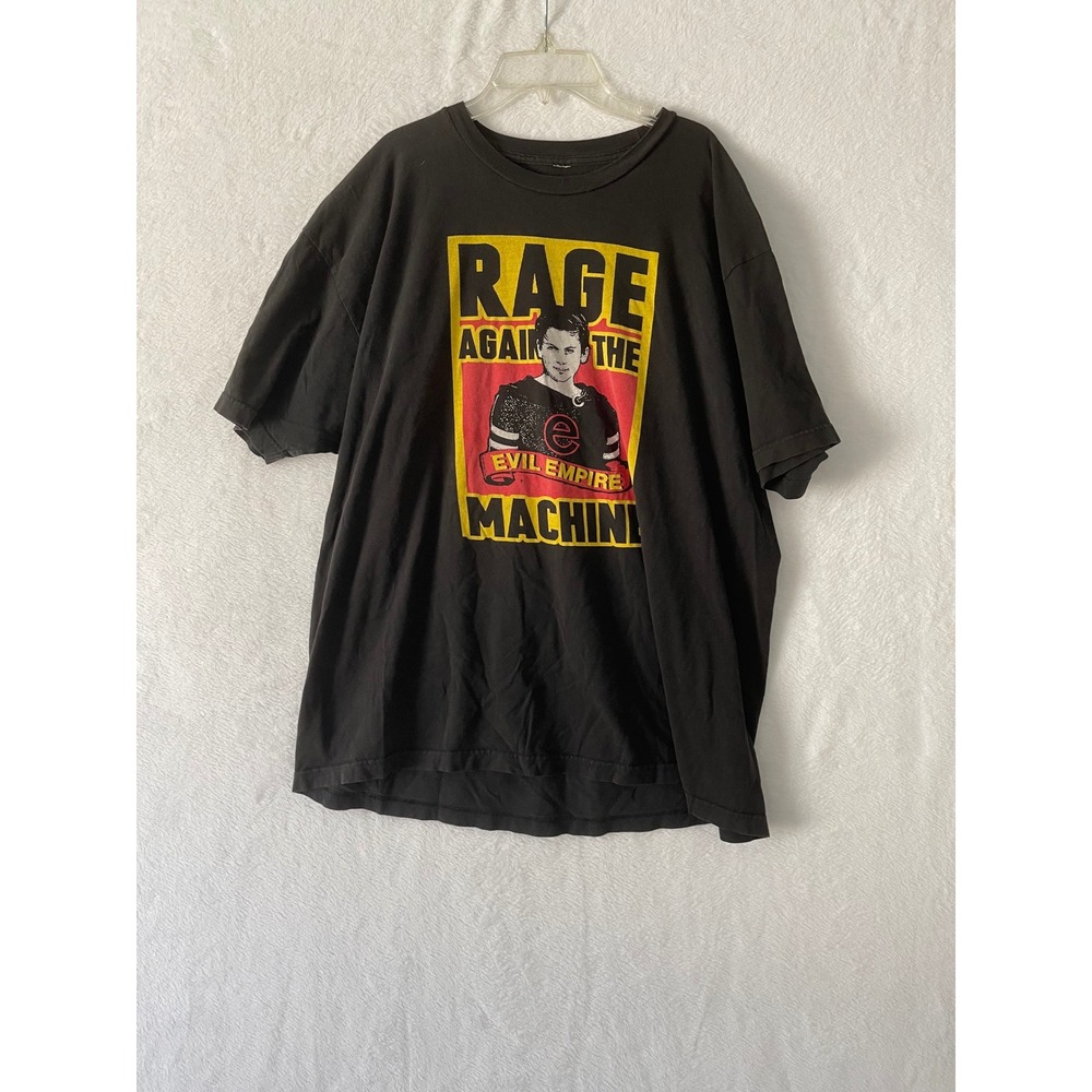 Rage Against The Machine Evil Empire Graphic T-Shirt Mens Black Band Tee XL